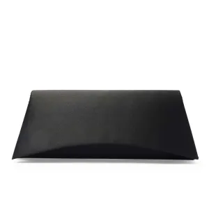 Zoey Evening Bag in Black Satin